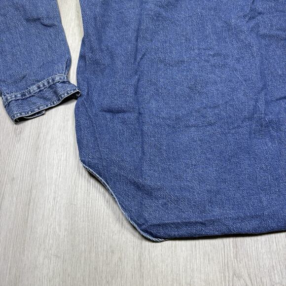 Large Men's Levis Jean Jacket Red Tab 100% Cotton Coat - Picture 10 of 14